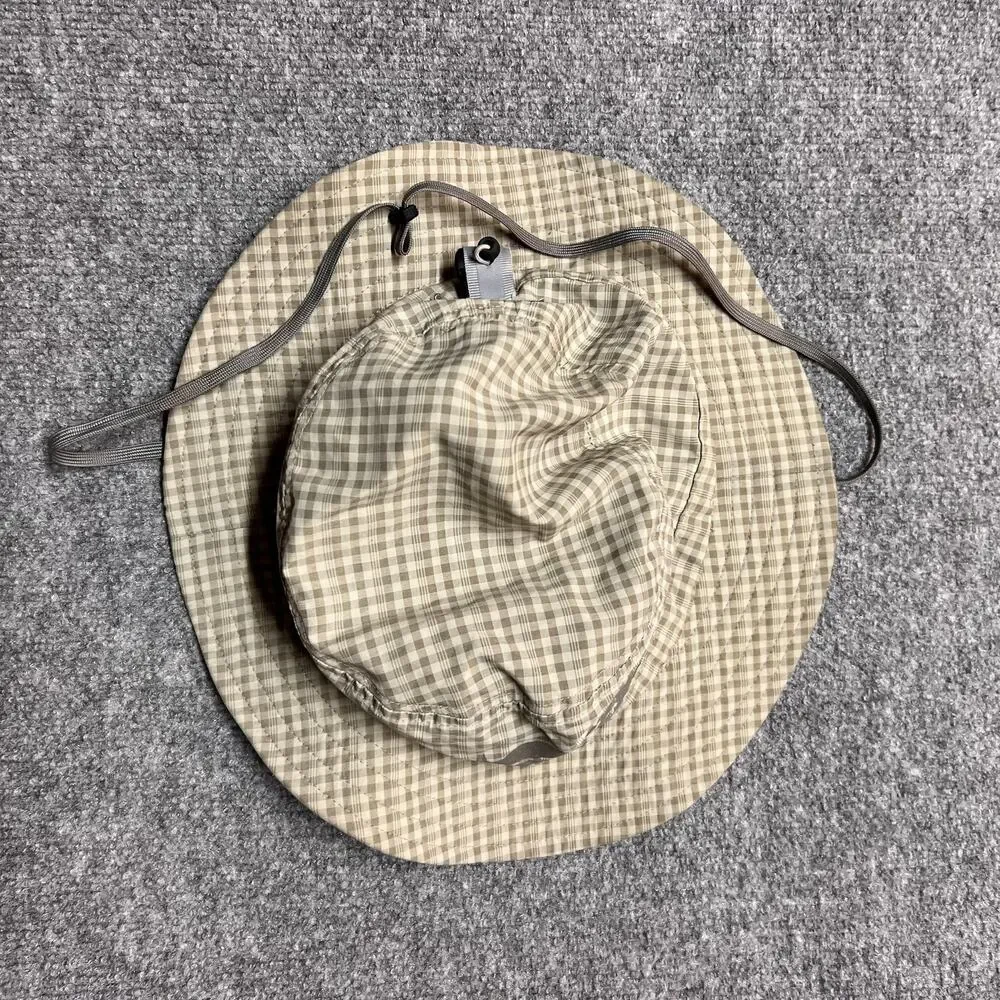 Outdoor Research Boys Sun Hat L Beige Wide Brim Fish Chin Strap Outdoor Summer